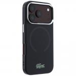Husa Lacoste IML Frosted Laquer Logo cu MagSafe compatibila cu iPhone 18 Pro Max / 17 Pro Max, Burgundy 5 - lerato.ro