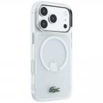 Husa Lacoste IML Frosted Laquer Logo cu MagSafe compatibila cu iPhone 18 Pro Max / 17 Pro Max, Transparent 5 - lerato.ro