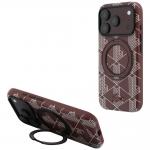 Husa Lacoste Blend Ring Stand cu MagSafe compatibila cu iPhone 18 Pro / 17 Pro, Burgundy 4 - lerato.ro