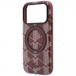 Husa Lacoste Blend Ring Stand cu MagSafe compatibila cu iPhone 18 Pro / 17 Pro, Burgundy 7 - lerato.ro