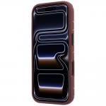 Husa Lacoste Blend cu MagSafe si Ring Stand compatibila cu iPhone 18 Pro Max / 17 Pro Max, Burgundy 6 - lerato.ro