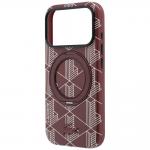 Husa Lacoste Blend cu MagSafe si Ring Stand compatibila cu iPhone 18 Pro Max / 17 Pro Max, Burgundy 7 - lerato.ro