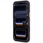 Husa Lacoste Champs Elysees Embossed cu MagSafe compatibila cu iPhone 18 Pro / 17 Pro, Burgundy 6 - lerato.ro