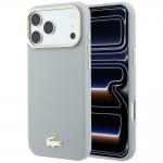 Husa Lacoste Champs Elysees Embossed cu MagSafe compatibila cu iPhone 18 Pro / 17 Pro, Gri 4 - lerato.ro