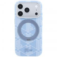 Huse si carcase iPhone 18 Pro, Husa Lacoste Blend Ring Stand cu MagSafe compatibila cu iPhone 18 Pro / 17 Pro, Albastru, lerato.ro