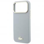 Husa Lacoste Champs Elysees Embossed cu MagSafe compatibila cu iPhone 18 Pro Max / 17 Pro Max, Gri 7 - lerato.ro