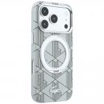 Husa Lacoste Blend Ring Stand cu MagSafe compatibila cu iPhone 18 Pro / 17 Pro, Gri 5 - lerato.ro