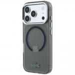 Husa Lacoste IML Frosted Laquer Logo cu MagSafe compatibila cu iPhone 18 Pro / 17 Pro, Negru 3 - lerato.ro