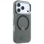 Husa Lacoste IML Frosted Laquer Logo cu MagSafe compatibila cu iPhone 18 Pro / 17 Pro, Negru 5 - lerato.ro