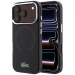Husa Lacoste IML Frosted Laquer Logo cu MagSafe compatibila cu iPhone 18 Pro / 17 Pro, Burgundy 4 - lerato.ro