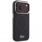 Husa Lacoste IML Frosted Laquer Logo cu MagSafe compatibila cu iPhone 18 Pro / 17 Pro, Burgundy 5 - lerato.ro