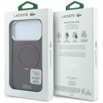 Husa Lacoste IML Glossy Finish Ring Stand cu MagSafe compatibila cu iPhone 18 Pro Max / 17 Pro Max, Burgundy 9 - lerato.ro