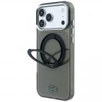 Husa Lacoste IML Glossy Finish Ring Stand cu MagSafe compatibila cu iPhone 18 Pro Max / 17 Pro Max, Negru 3 - lerato.ro
