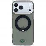 Husa Lacoste IML Glossy Finish Ring Stand cu MagSafe compatibila cu iPhone 18 Pro Max / 17 Pro Max, Negru 2 - lerato.ro
