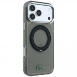 Husa Lacoste IML Glossy Finish Ring Stand cu MagSafe compatibila cu iPhone 18 Pro Max / 17 Pro Max, Negru 5 - lerato.ro