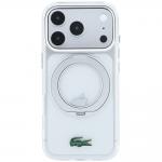 Husa Lacoste IML Glossy Finish Ring Stand cu MagSafe compatibila cu iPhone 18 Pro Max / 17 Pro Max, Transparent 2 - lerato.ro