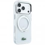 Husa Lacoste IML Glossy Finish Ring Stand cu MagSafe compatibila cu iPhone 18 Pro Max / 17 Pro Max, Transparent 5 - lerato.ro