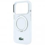 Husa Lacoste IML Glossy Finish Ring Stand cu MagSafe compatibila cu iPhone 18 Pro Max / 17 Pro Max, Transparent 7 - lerato.ro