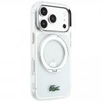 Husa Lacoste IML Glossy Finish Ring Stand cu MagSafe compatibila cu iPhone 18 Pro / 17 Pro, Transparent 5 - lerato.ro