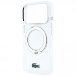 Husa Lacoste IML Glossy Finish Ring Stand cu MagSafe compatibila cu iPhone 18 Pro / 17 Pro, Transparent 7 - lerato.ro