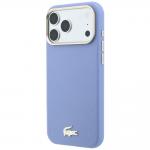 Husa Lacoste Champs Elysees Embossed cu MagSafe compatibila cu iPhone 18 Pro / 17 Pro, Albastru 3 - lerato.ro
