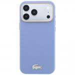 Husa Lacoste Champs Elysees Embossed cu MagSafe compatibila cu iPhone 18 Pro / 17 Pro, Albastru 2 - lerato.ro
