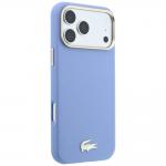 Husa Lacoste Champs Elysees Embossed cu MagSafe compatibila cu iPhone 18 Pro / 17 Pro, Albastru 5 - lerato.ro