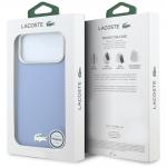 Husa Lacoste Champs Elysees Embossed cu MagSafe compatibila cu iPhone 18 Pro / 17 Pro, Albastru 9 - lerato.ro
