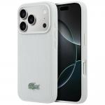 Husa Lacoste Petit Pique Lacquer Logo cu MagSafe compatibila cu iPhone 18 Pro Max / 17 Pro Max, Gri 4 - lerato.ro