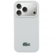 Huse si carcase iPhone 18 Pro Max, Husa Lacoste Petit Pique Lacquer Logo cu MagSafe compatibila cu iPhone 18 Pro Max / 17 Pro Max, Gri, lerato.ro