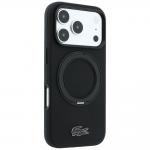 Husa Lacoste Petit Pique Ring Stand cu MagSafe compatibila cu iPhone 18 Pro Max / 17 Pro Max, Negru 5 - lerato.ro