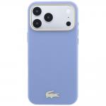 Husa Lacoste Champs Elysees Embossed cu MagSafe compatibila cu iPhone 18 Pro Max / 17 Pro Max, Albastru 2 - lerato.ro