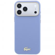 Husa Lacoste Champs Elysees Embossed cu MagSafe compatibila cu iPhone 18 Pro Max / 17 Pro Max, Albastru