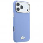 Husa Lacoste Champs Elysees Embossed cu MagSafe compatibila cu iPhone 18 Pro Max / 17 Pro Max, Albastru 5 - lerato.ro