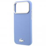 Husa Lacoste Champs Elysees Embossed cu MagSafe compatibila cu iPhone 18 Pro Max / 17 Pro Max, Albastru 7 - lerato.ro