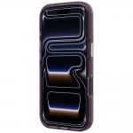 Husa Lacoste IML Shockproof Gold Logo cu MagSafe compatibila cu iPhone 18 Pro / 17 Pro, Burgundy 6 - lerato.ro
