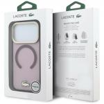 Husa Lacoste IML Shockproof Gold Logo cu MagSafe compatibila cu iPhone 18 Pro Max / 17 Pro Max, Burgundy 9 - lerato.ro