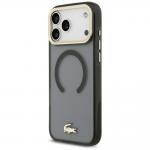Husa Lacoste IML Shockproof Gold Logo cu MagSafe compatibila cu iPhone 18 Pro Max / 17 Pro Max, Negru 3 - lerato.ro