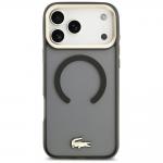 Husa Lacoste IML Shockproof Gold Logo cu MagSafe compatibila cu iPhone 18 Pro Max / 17 Pro Max, Negru 2 - lerato.ro
