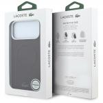 Husa Lacoste Petit Pique Embossed cu MagSafe compatibila cu iPhone 18 Pro Max / 17 Pro Max, Burgundy 9 - lerato.ro