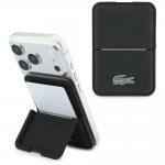 Portofel Lacoste Iconic Petit Pique, Compatibil MagSafe, Negru 3 - lerato.ro