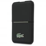 Portofel Lacoste Iconic Petit Pique, Compatibil MagSafe, Negru 2 - lerato.ro