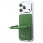 Portofel Lacoste Iconic Petit Pique, Compatibil MagSafe, Verde 6 - lerato.ro