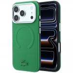 Husa Lacoste Petit Pique Embossed cu MagSafe compatibila cu iPhone 18 Pro / 17 Pro, Verde 4 - lerato.ro