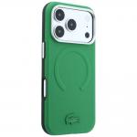 Husa Lacoste Petit Pique Embossed cu MagSafe compatibila cu iPhone 18 Pro / 17 Pro, Verde 5 - lerato.ro