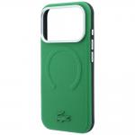 Husa Lacoste Petit Pique Embossed cu MagSafe compatibila cu iPhone 18 Pro / 17 Pro, Verde 7 - lerato.ro
