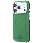 Husa Lacoste Petit Pique Embossed cu MagSafe compatibila cu iPhone 18 Pro Max / 17 Pro Max, Verde 3 - lerato.ro