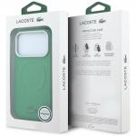 Husa Lacoste Petit Pique Embossed cu MagSafe compatibila cu iPhone 18 Pro Max / 17 Pro Max, Verde 9 - lerato.ro