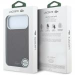 Husa Lacoste Petit Pique Embossed cu MagSafe compatibila cu iPhone 18 Pro / 17 Pro, Burgundy 9 - lerato.ro