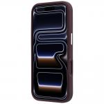 Husa Lacoste Petit Pique Ring Stand cu MagSafe compatibila cu iPhone 18 Pro / 17 Pro, Burgundy 6 - lerato.ro